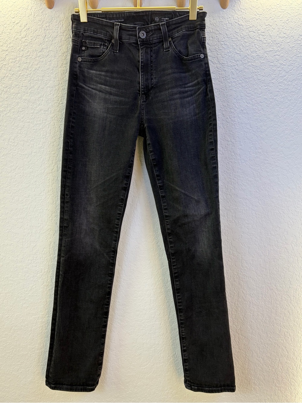 AG Adriano Goldschmied Mari High Rise Slim Straight Ankle Jeans 26